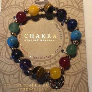 New Chakra  healing multi gemstone bracelet